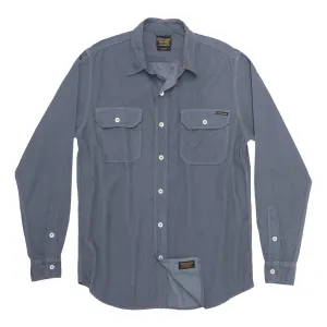 Long Sleeve Notch Flap Shirt 28-Wale Light Weight Corduroy - Moon