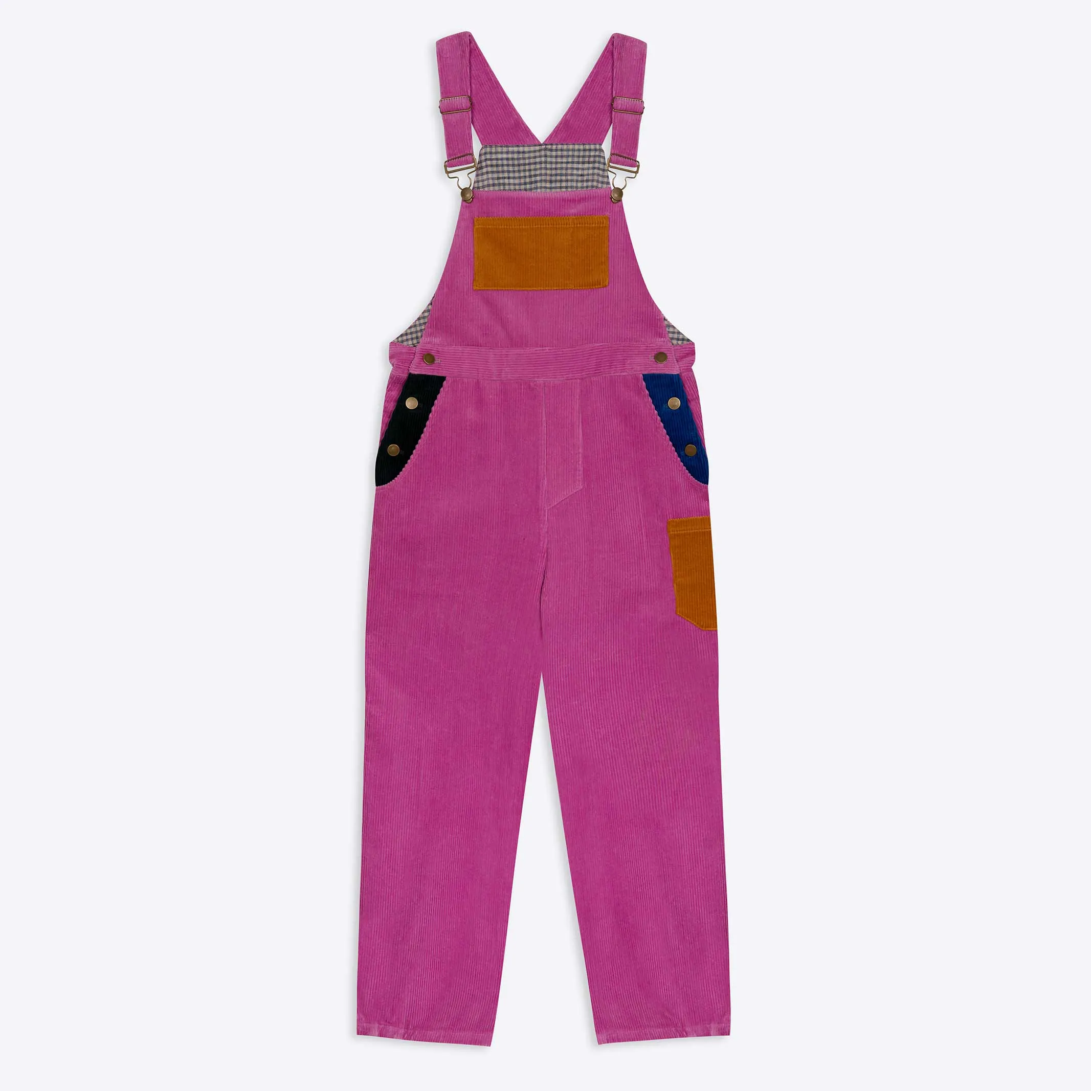 Lowie Pink Colourblock Dungarees