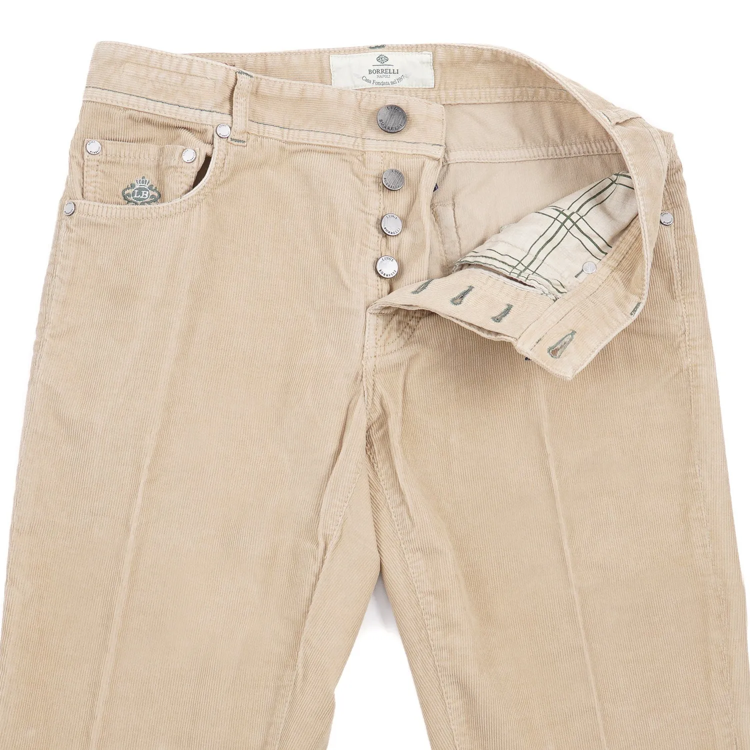 Luigi Borrelli Corduroy 5-Pocket Pants