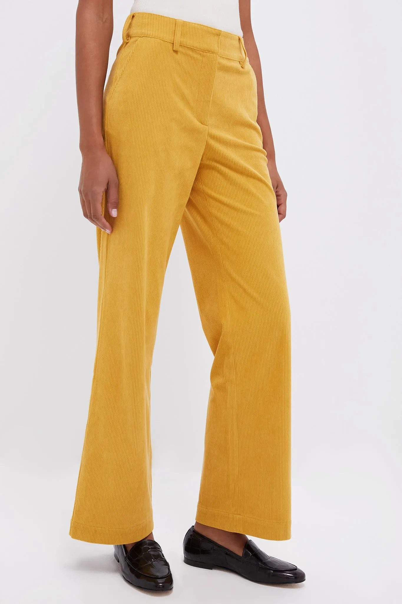 Marigold Wide Wale Corduroy Hunter Pants