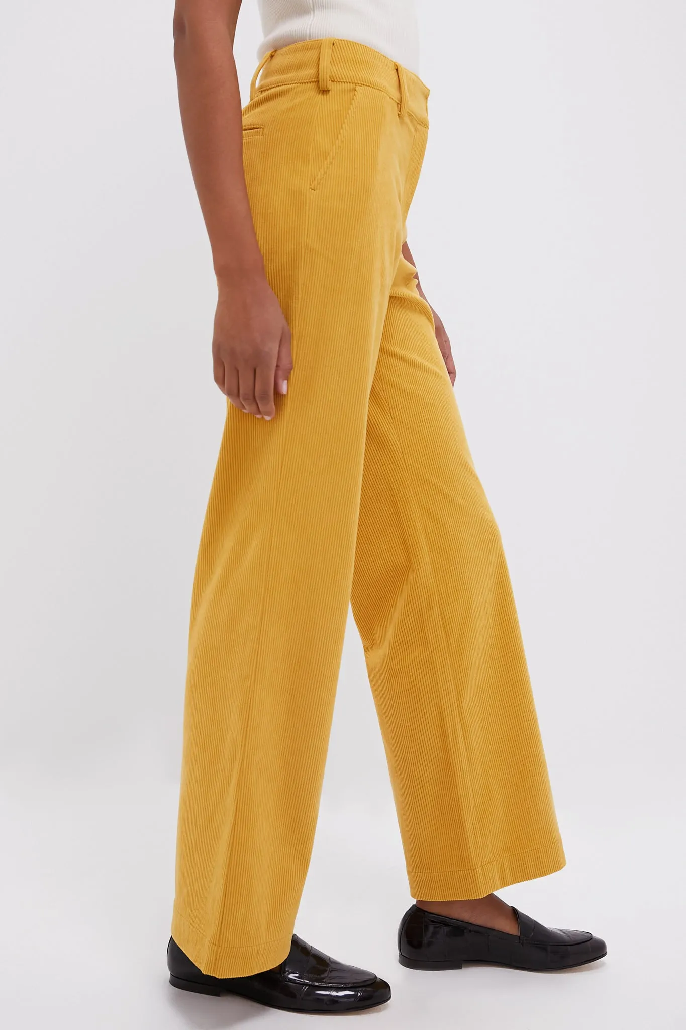 Marigold Wide Wale Corduroy Hunter Pants