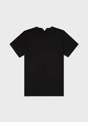 Men's Riviera Henley in Black