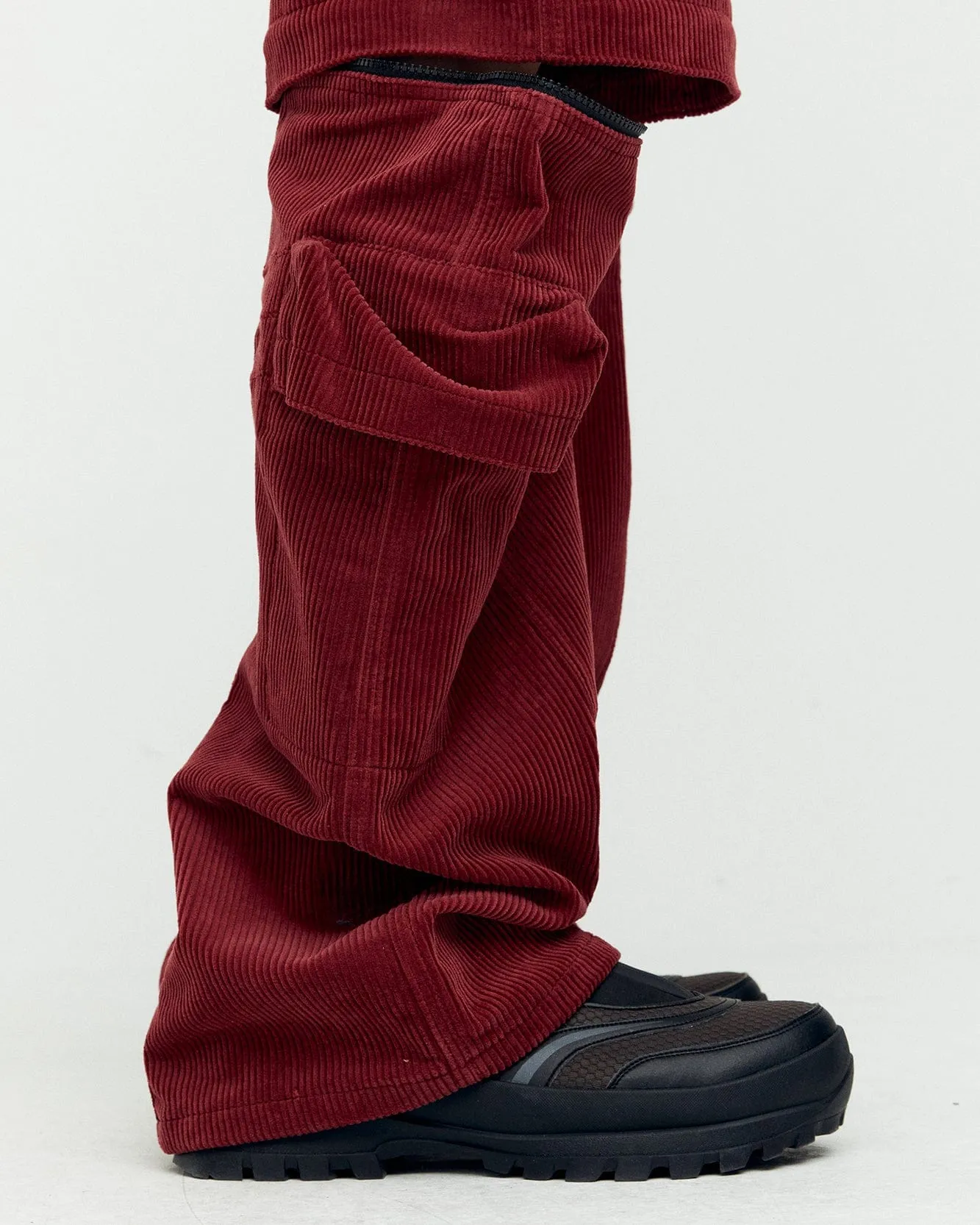 MILANO CORDUROY CARGO PANTS apa751m(RED)