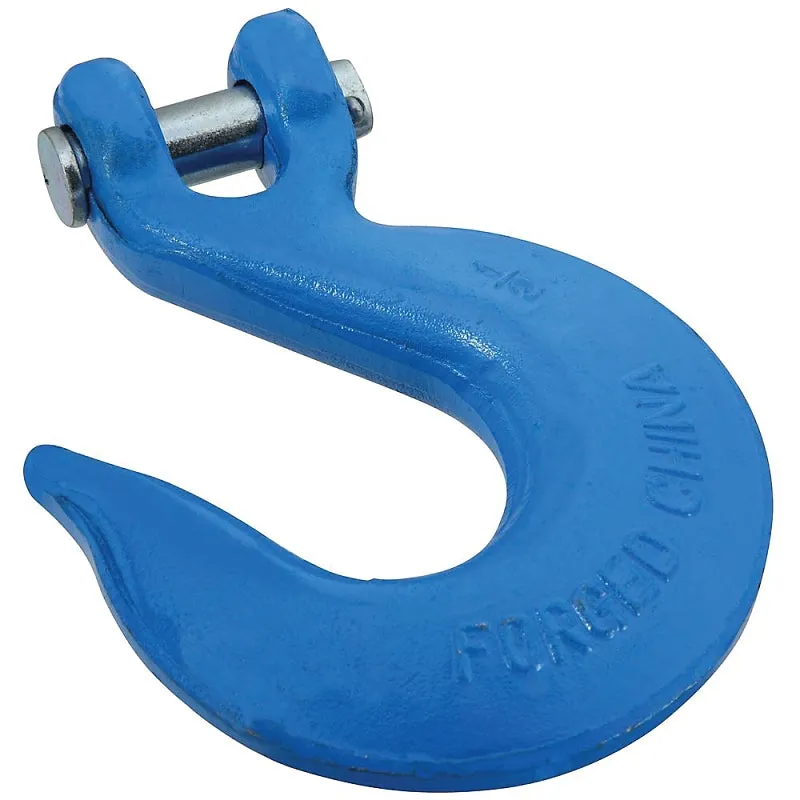 National Hardware 3242BC Series N177-287 Clevis Slip Hook, 1/2 in, 9200 lb Working Load, Steel, Blue :EA: QUANTITY: 1