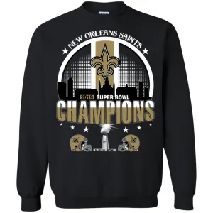 Nfl – New Orleans Saints 2019 Super Bowl Champions Football Crewneck Pullover Sweatshirt