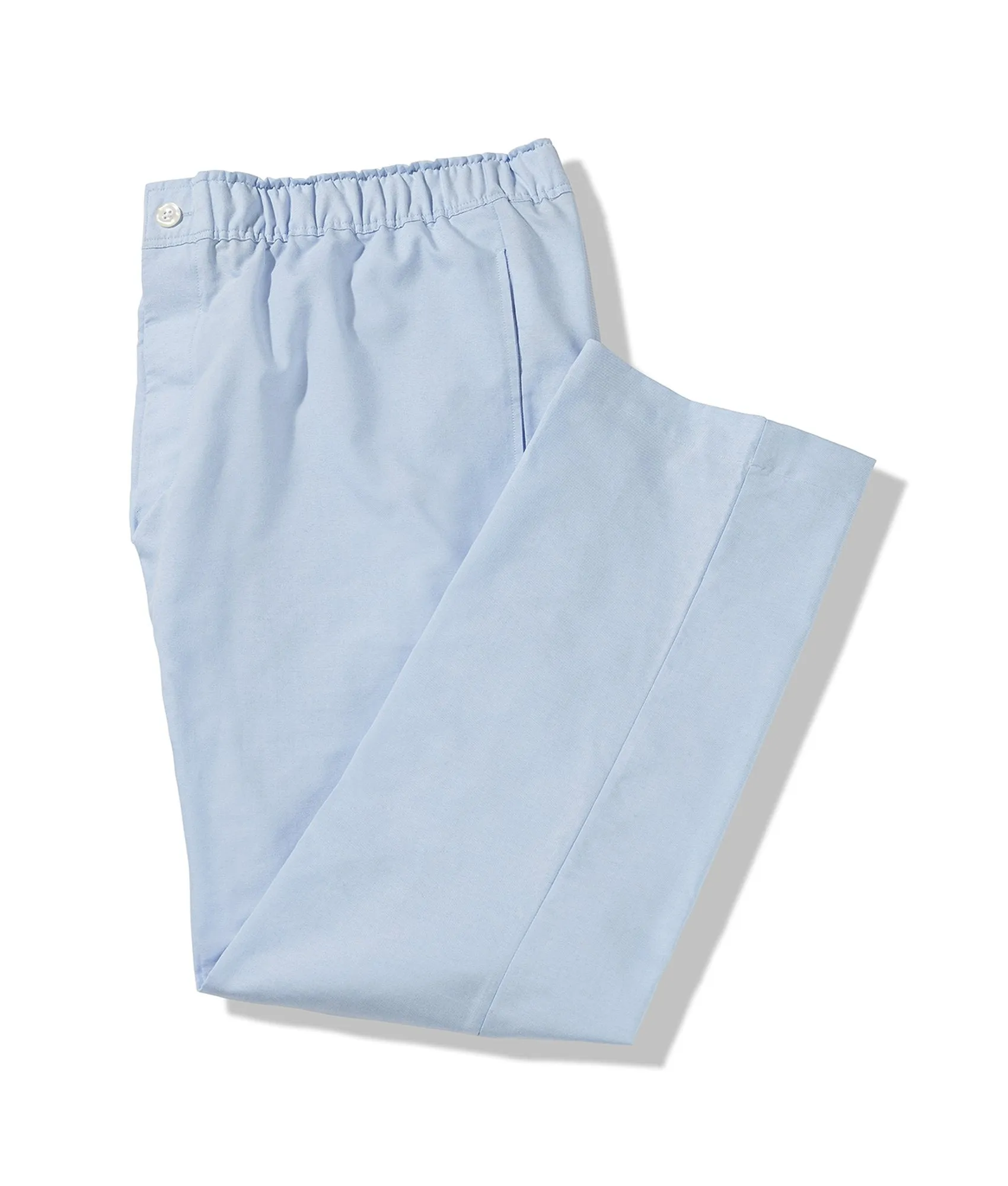 Oxford Light Blue Pajama Pant with Magnetic Closures