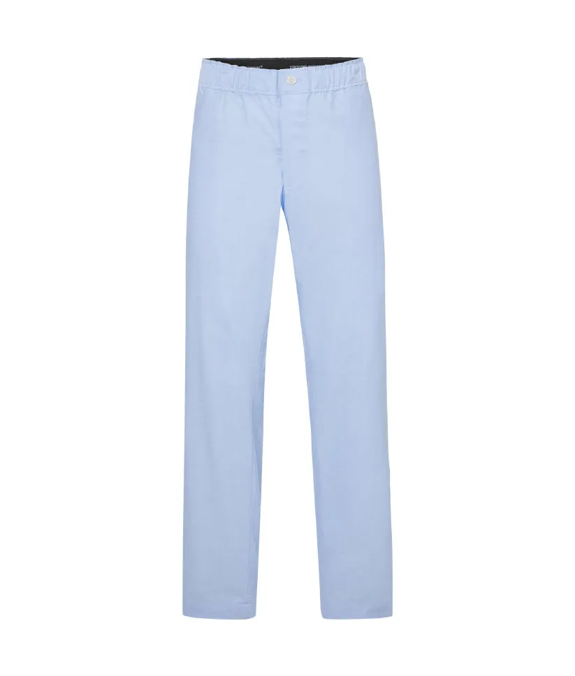 Oxford Light Blue Pajama Pant with Magnetic Closures