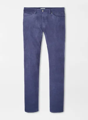 Peter Millar Superior Soft Corduroy Five-Pocket Pant in Astral Blue