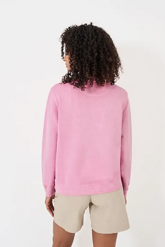 Pigment Dyed Crew Neck Sweatshirt