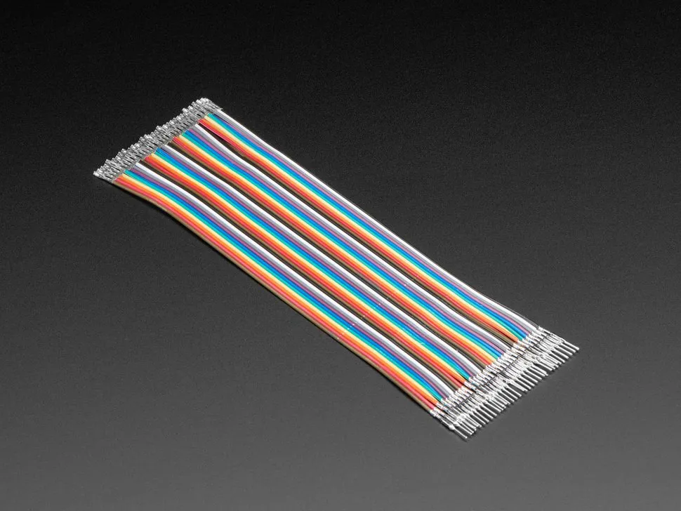 Premium Male/Female Raw Jumper Wires - 40 x 6"