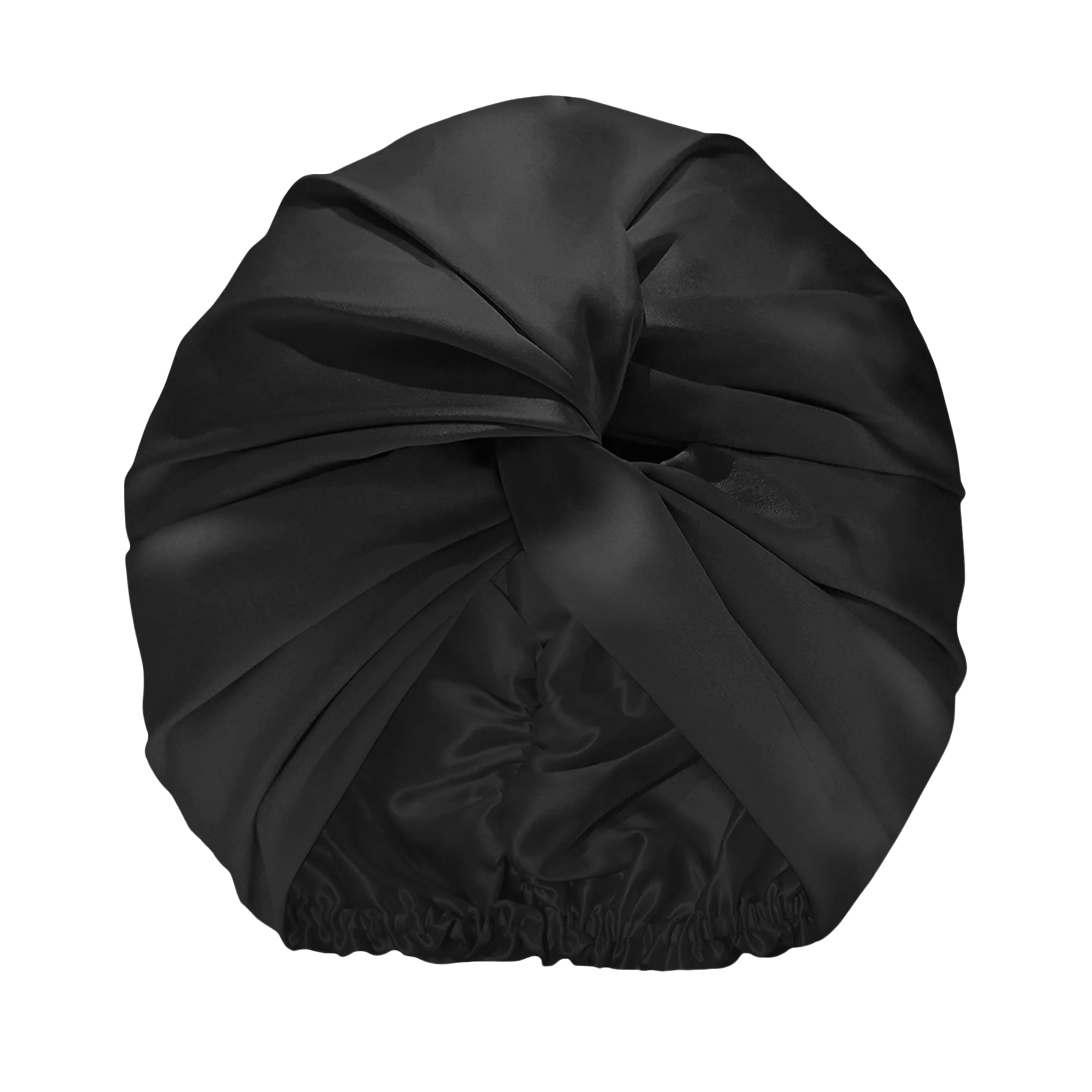 Pure Silk Turban-black