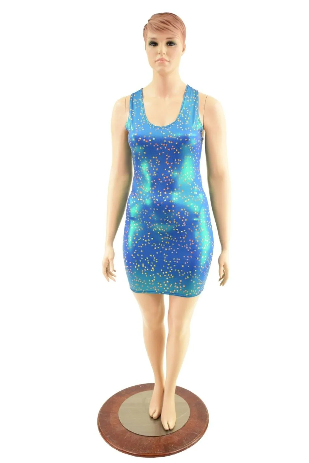 Racerback Bodycon Dress in Stardust