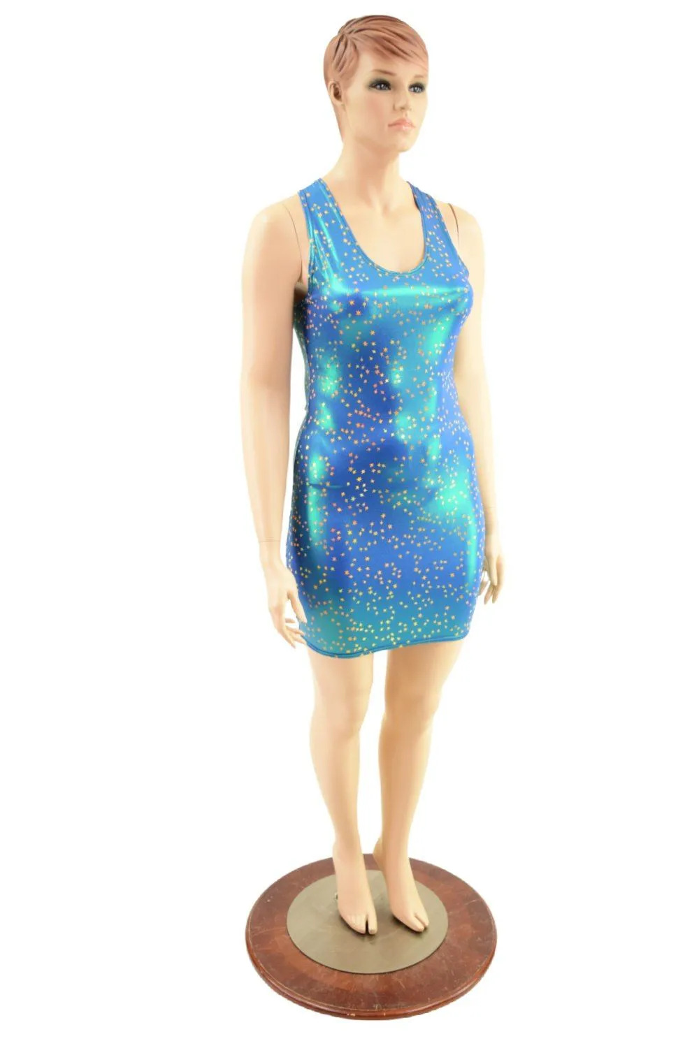 Racerback Bodycon Dress in Stardust