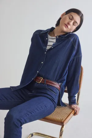 Refine Oversized Denim Tunic