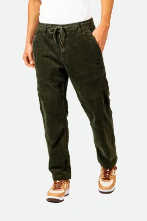 Reflex Loose Chino Corduroy - Dark Green