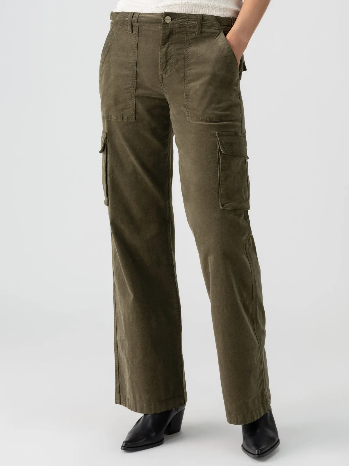 Reissue Corduroy Cargo Standard Rise Pant Burnt Olive