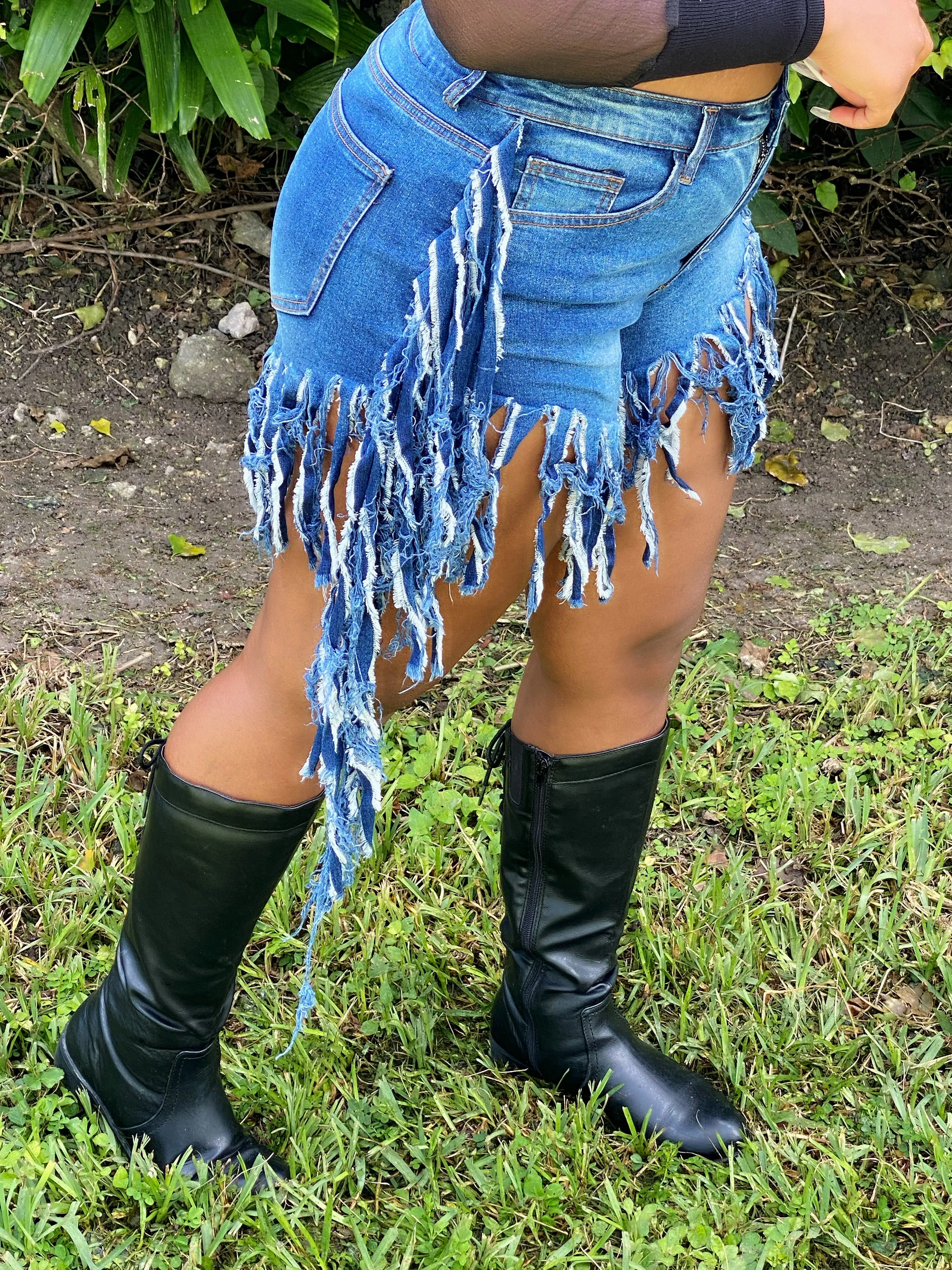 Rockstar Fringe Shorts