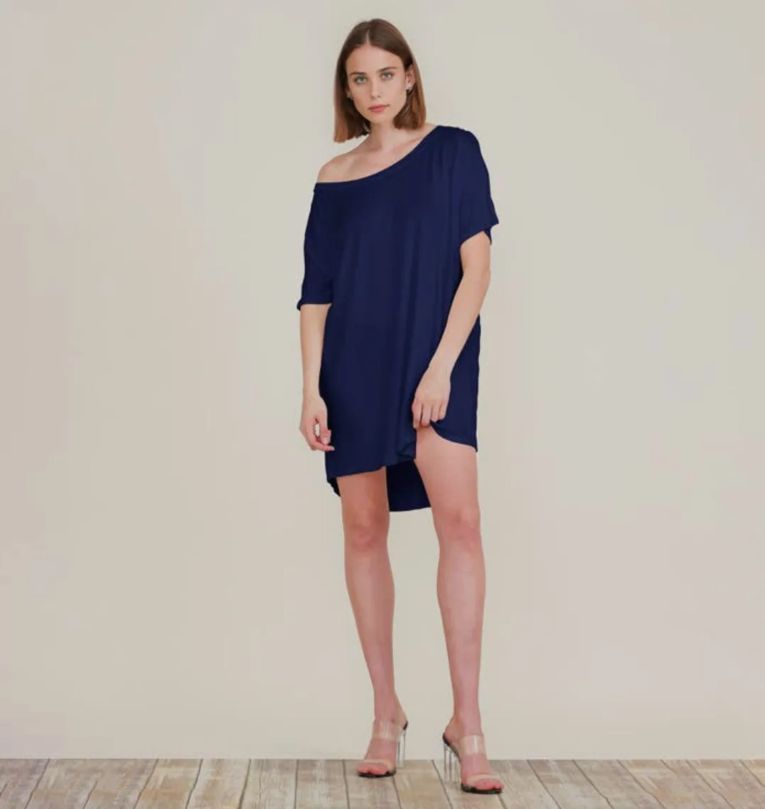 RolyPoly Loose Navy Mini Tshirt Dress Tunic