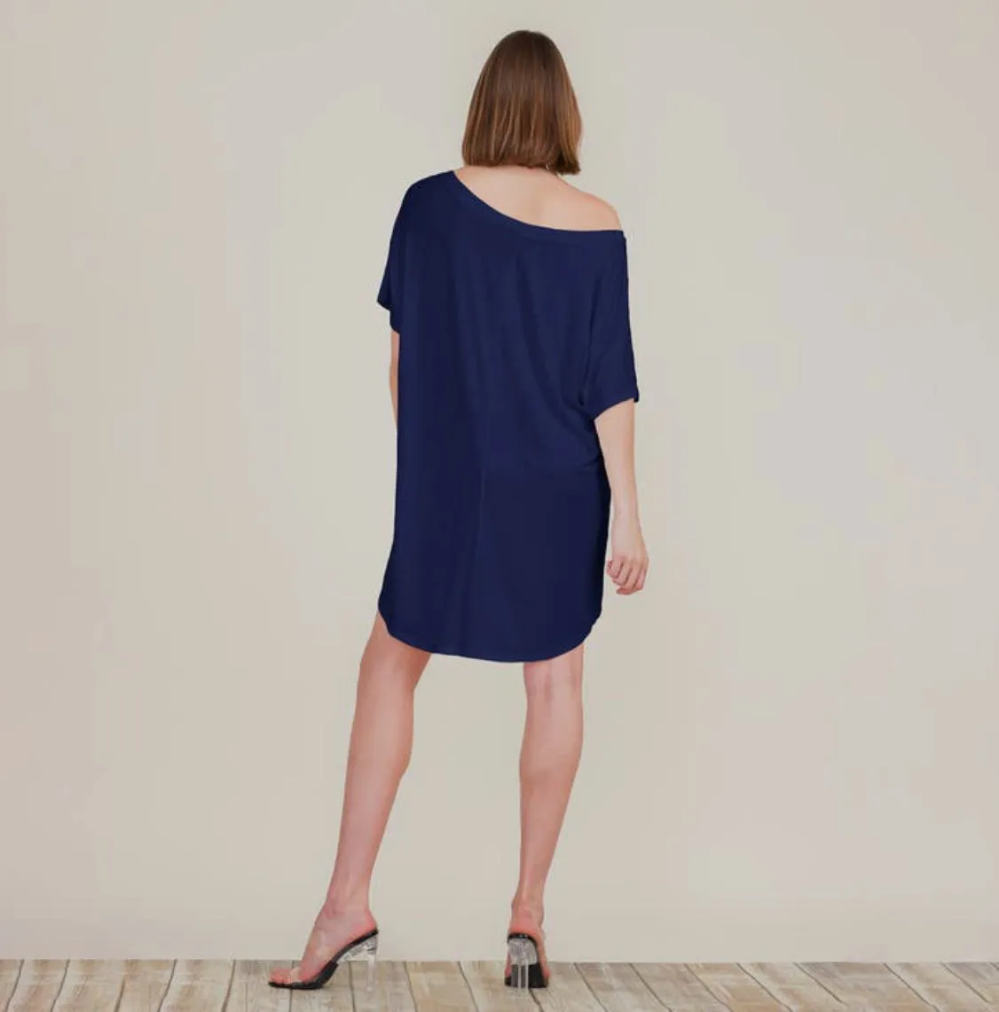 RolyPoly Loose Navy Mini Tshirt Dress Tunic