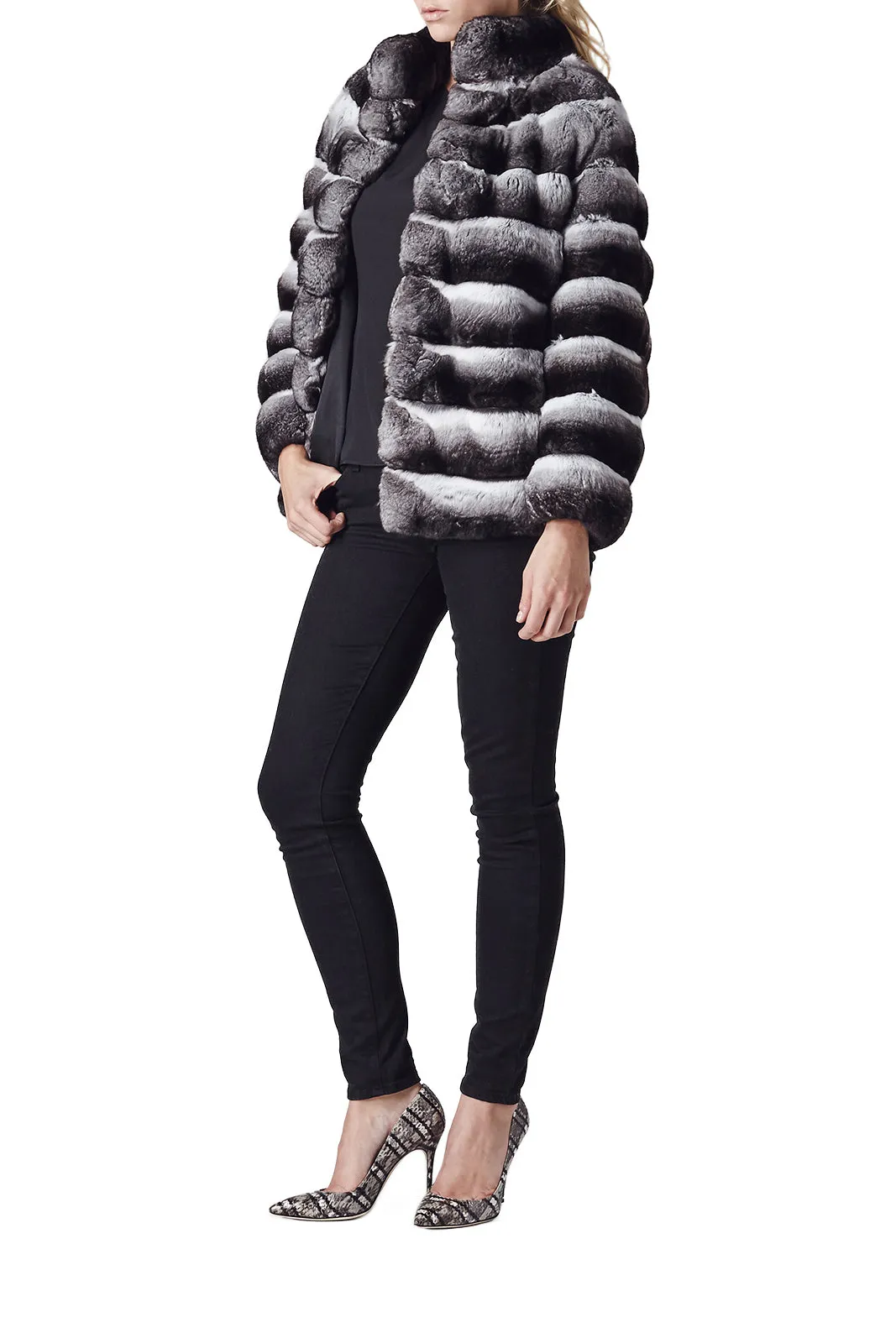 Sarah Chinchilla Fur Jacket