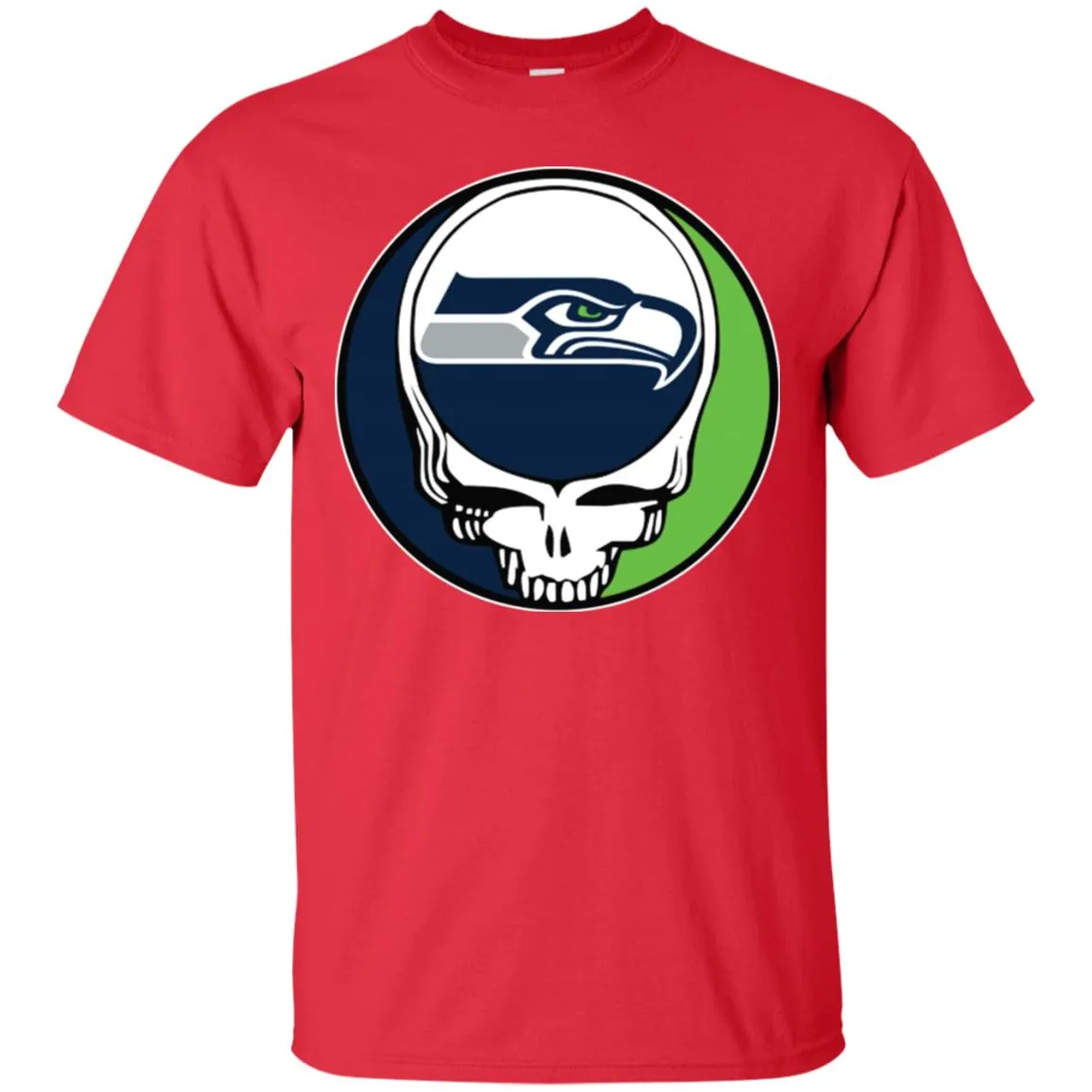 Seattle Seahawks Grateful Dead Steal Your Face Football Nfl Shirts