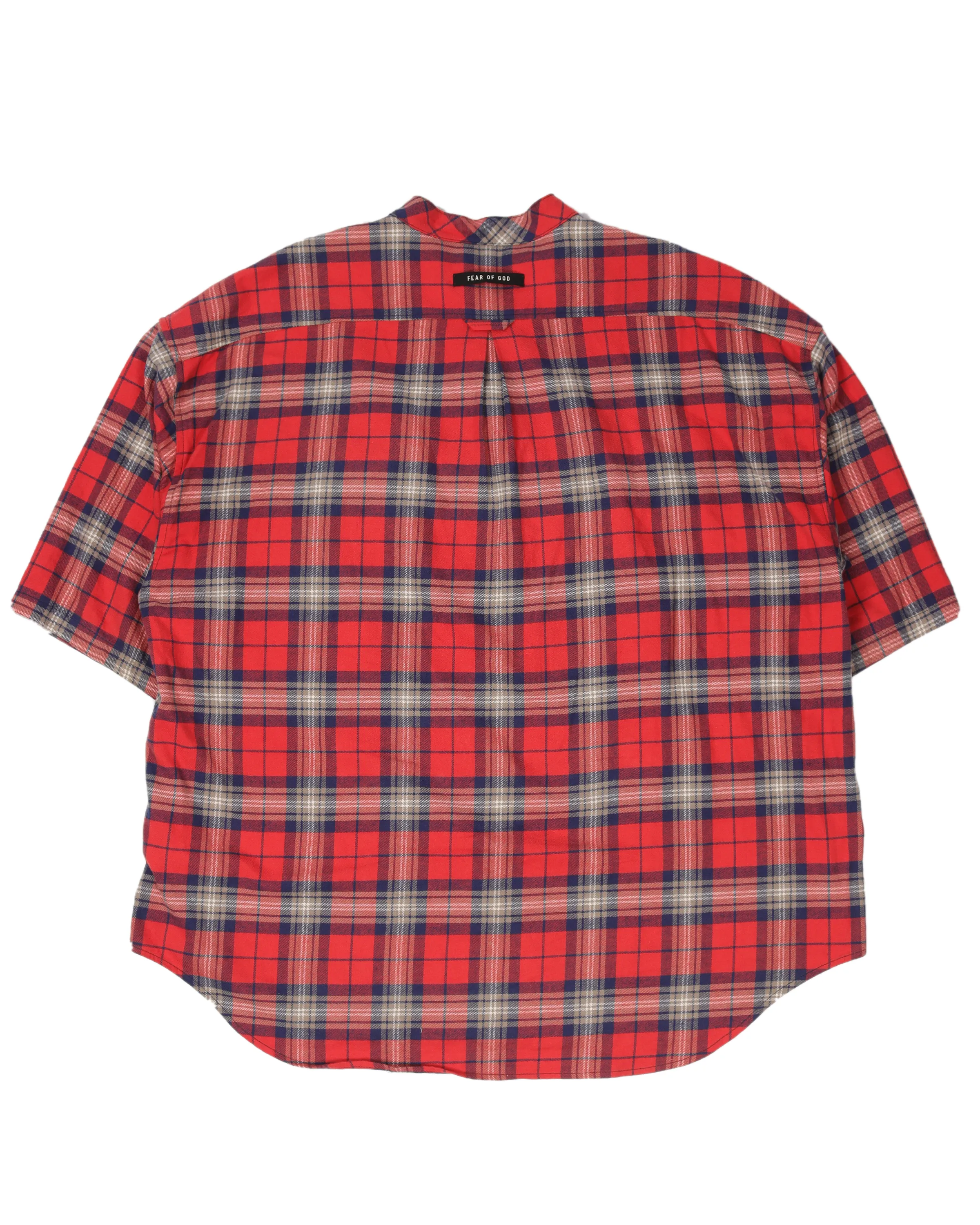 Sixth Collection Flannel Henley Shirt