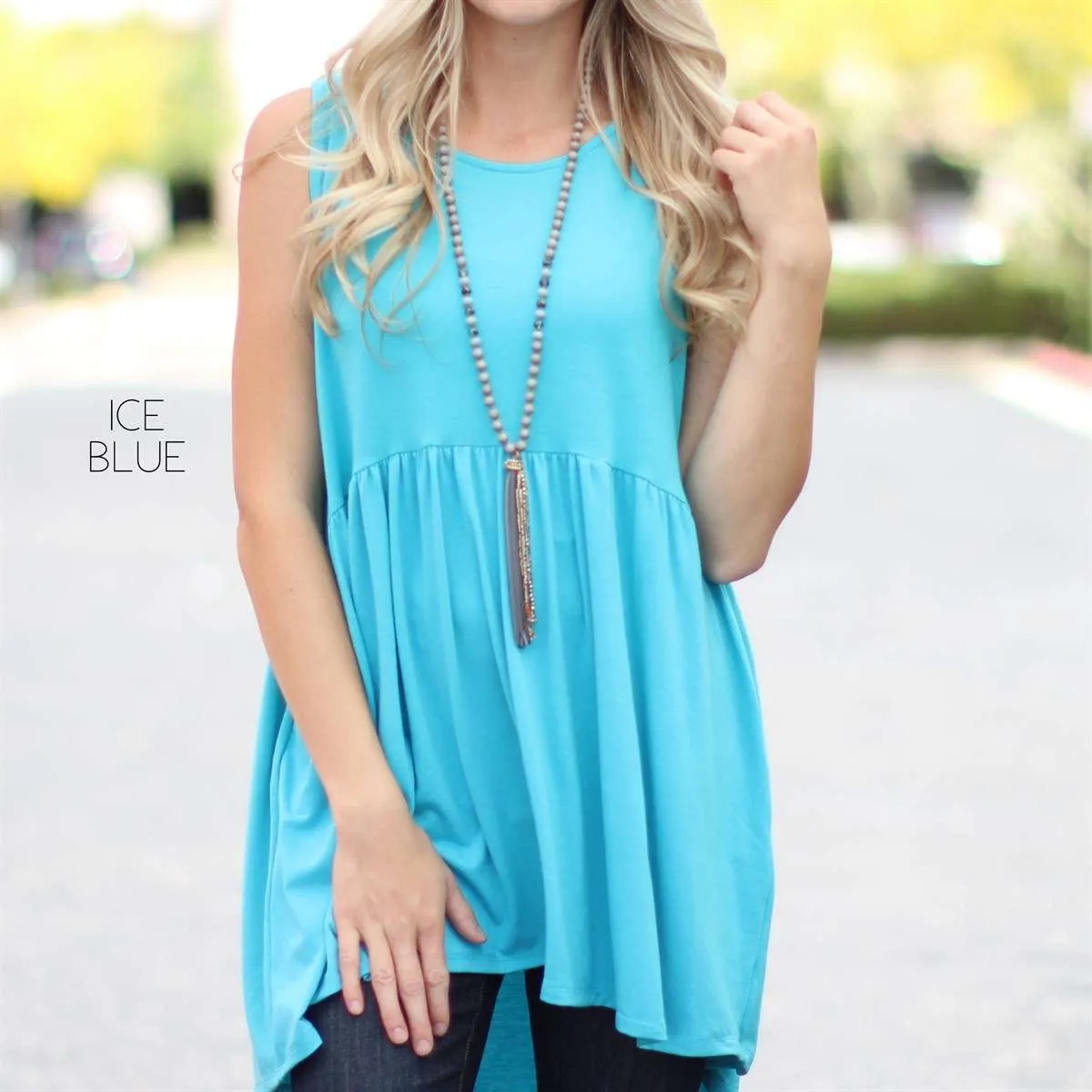 Sleeveless Tunic Top | S-XL