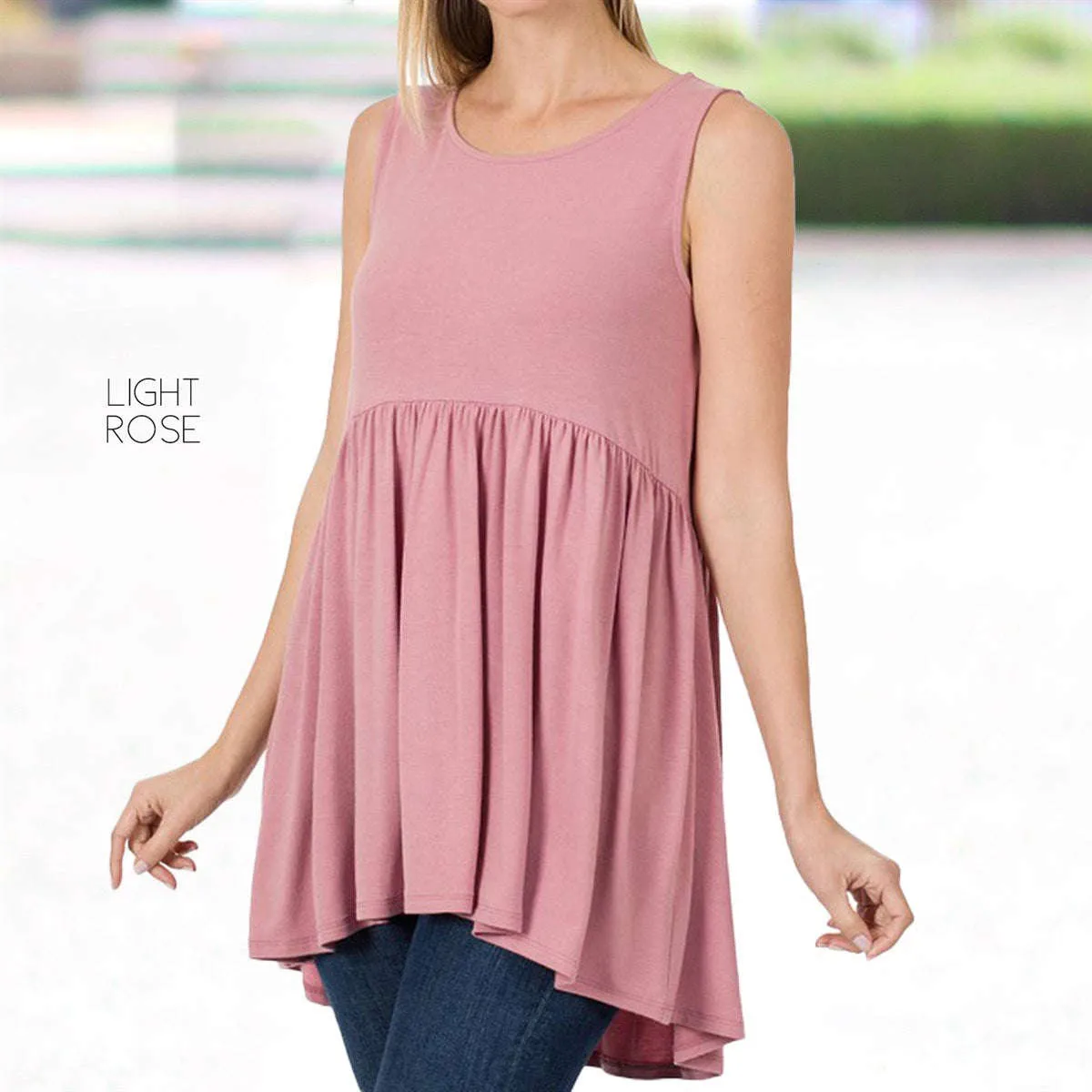 Sleeveless Tunic Top | S-XL