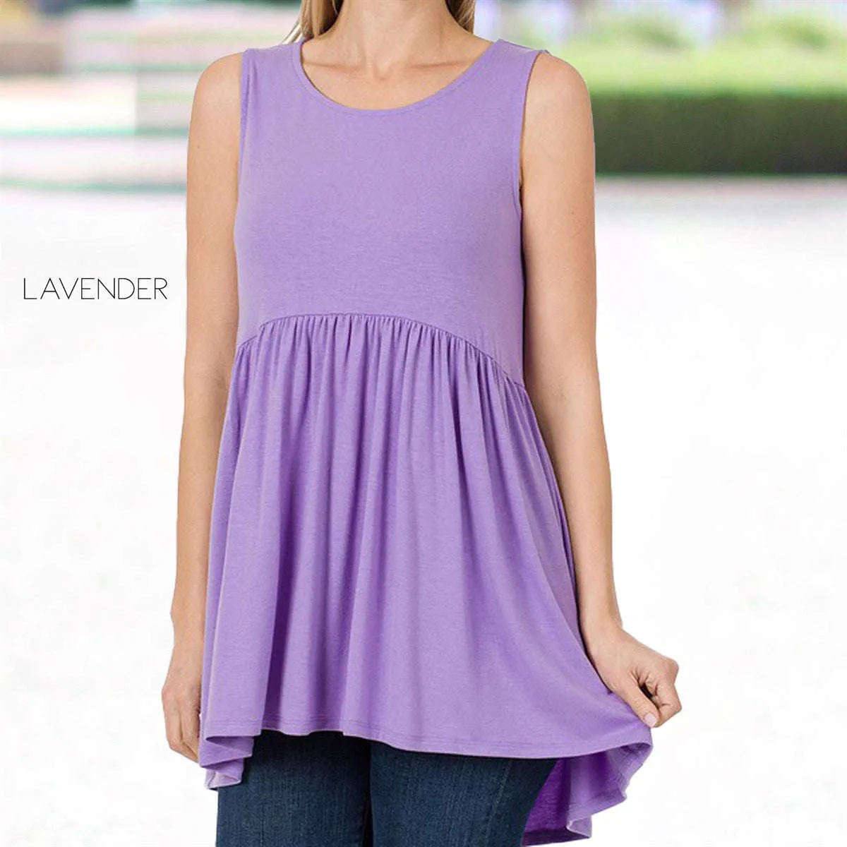 Sleeveless Tunic Top | S-XL