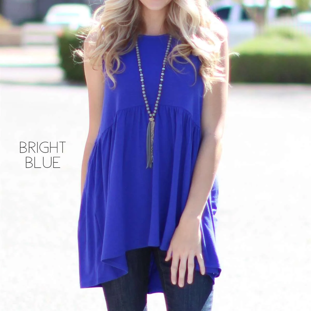 Sleeveless Tunic Top | S-XL