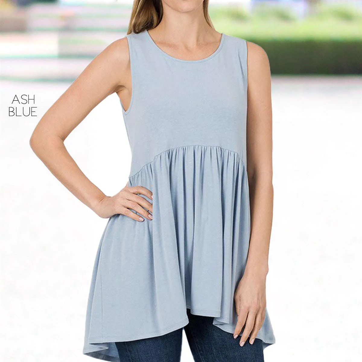 Sleeveless Tunic Top | S-XL