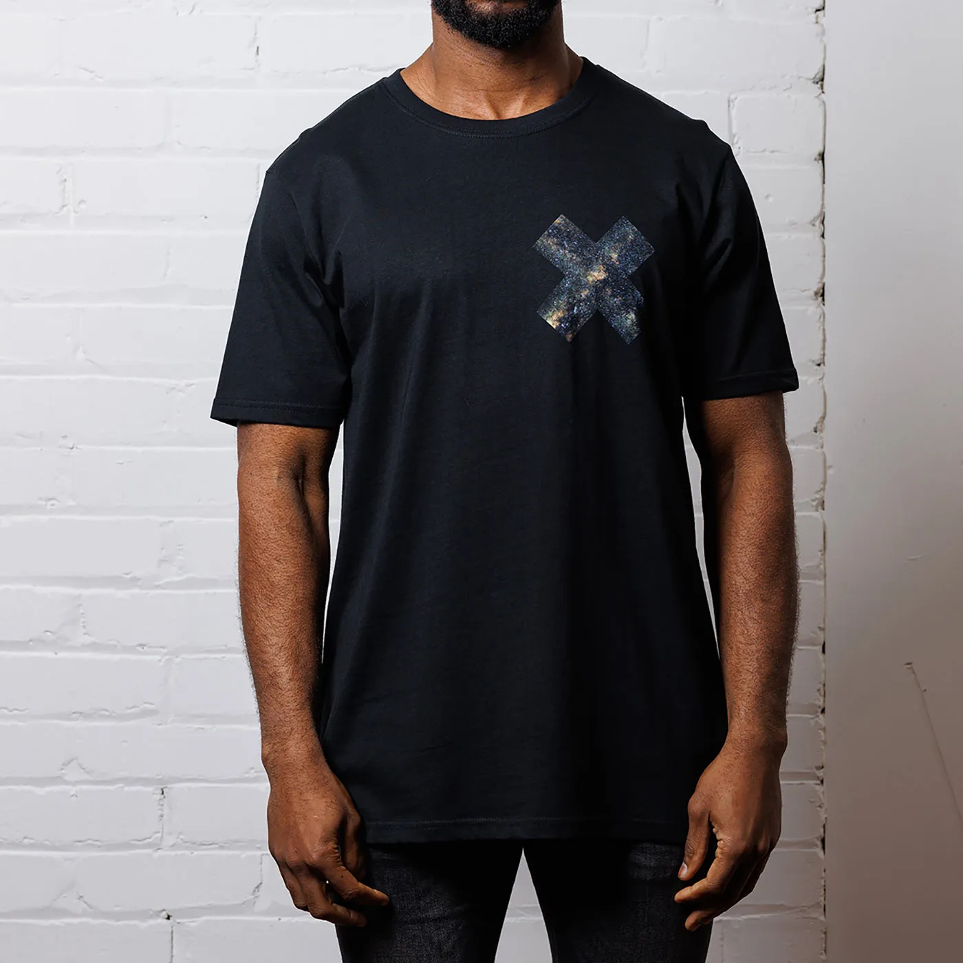 Solar System X Imprint - Tshirt - Black