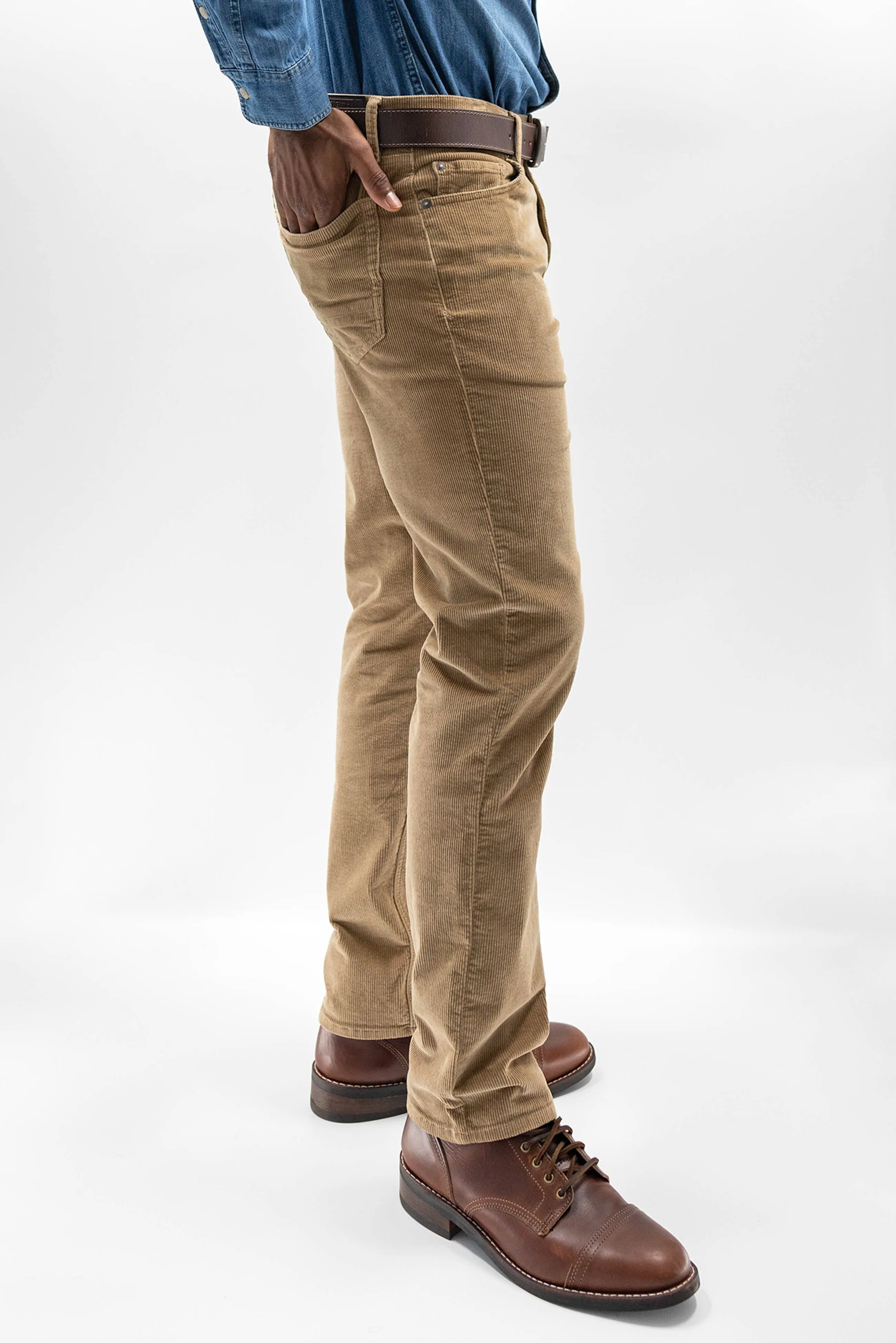 Stretch Corduroy Pant - Khaki