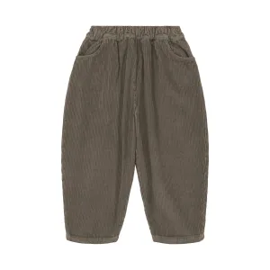 [STUDIO BOHEME] CORDUROY CARROT PANTS / TURTLE GREEN