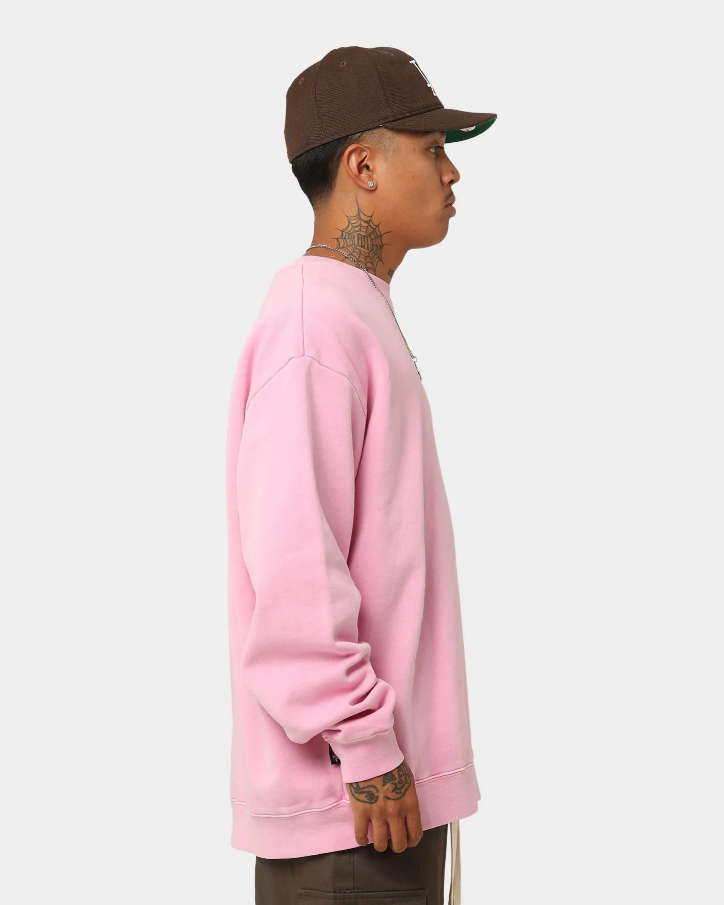 Stussy Pigment Flower 50/50 Crewneck Pigment Candy Pink