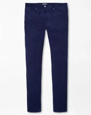 Superior Soft Corduroy Five-Pocket Pant in Navy by Peter Millar