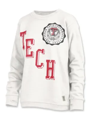 Texas Tech Press Box "Sundown" Oversized Fleece Sweatshirt