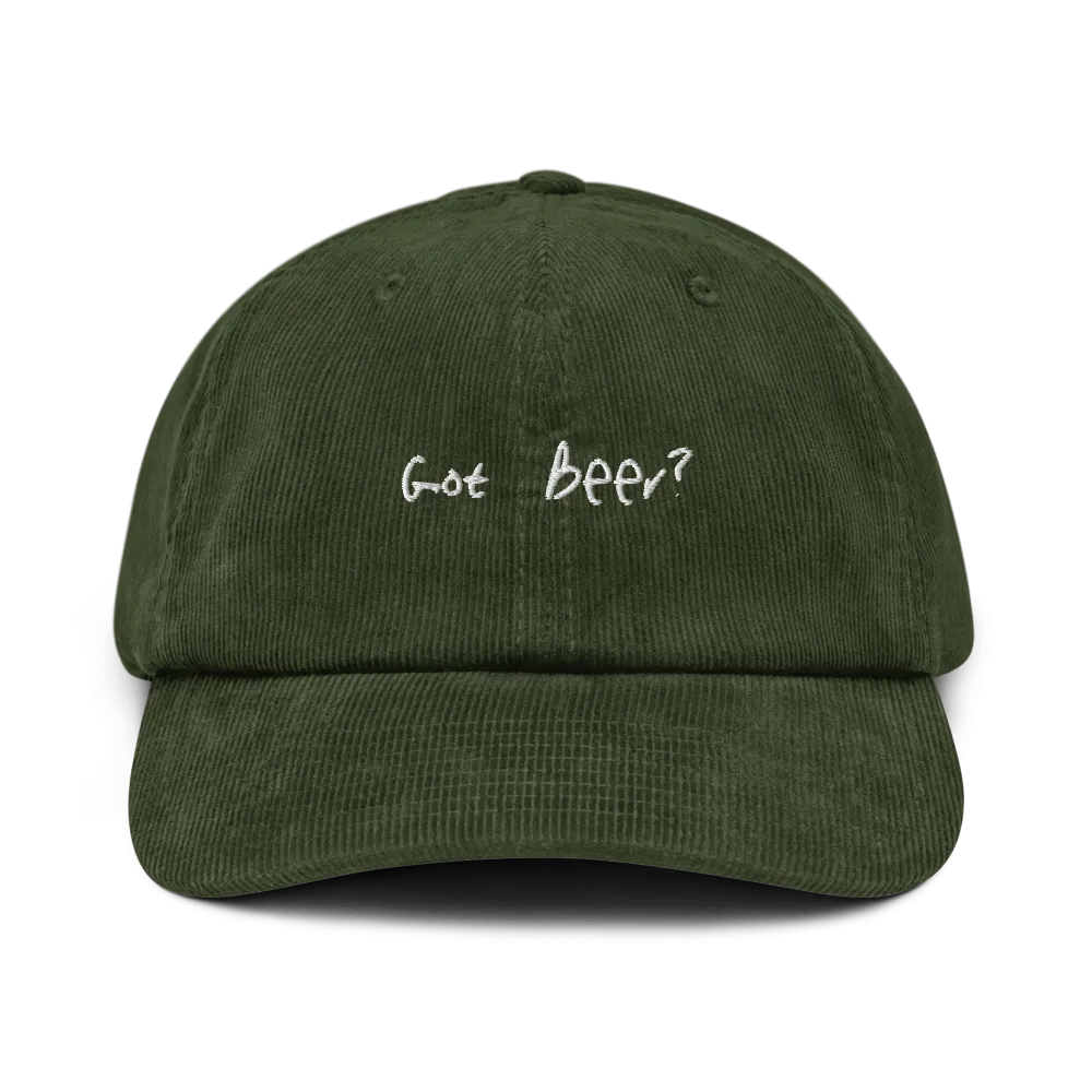 The Got Beer? Corduroy hat