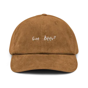 The Got Beer? Corduroy hat