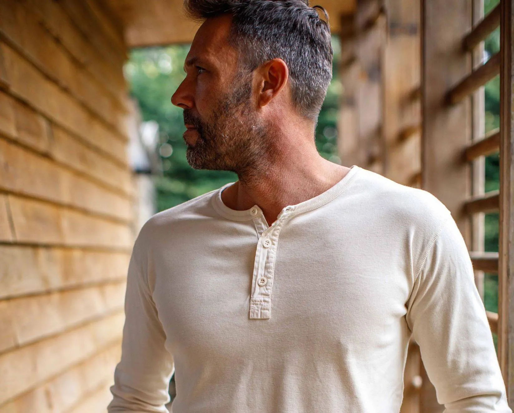 The New Elder Henley Shirt Raw