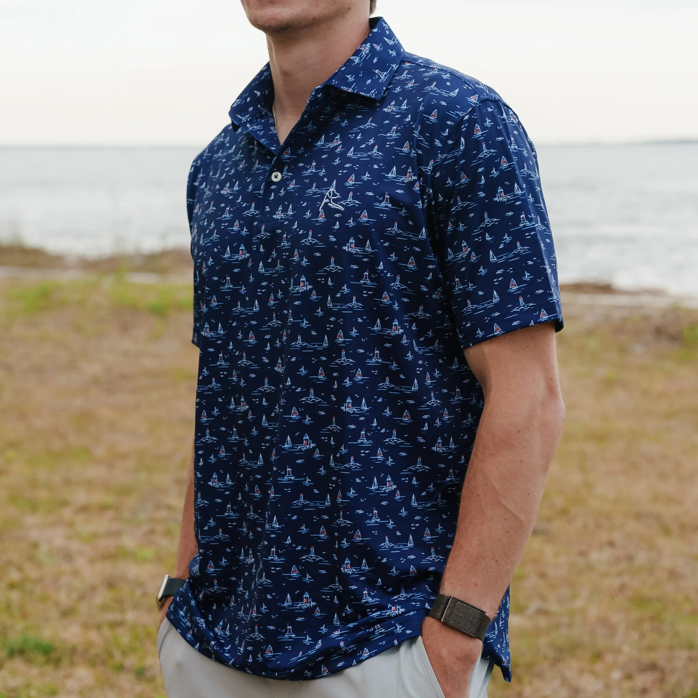 The New Englander | Performance Polo | The New Englander - Admiral Navy