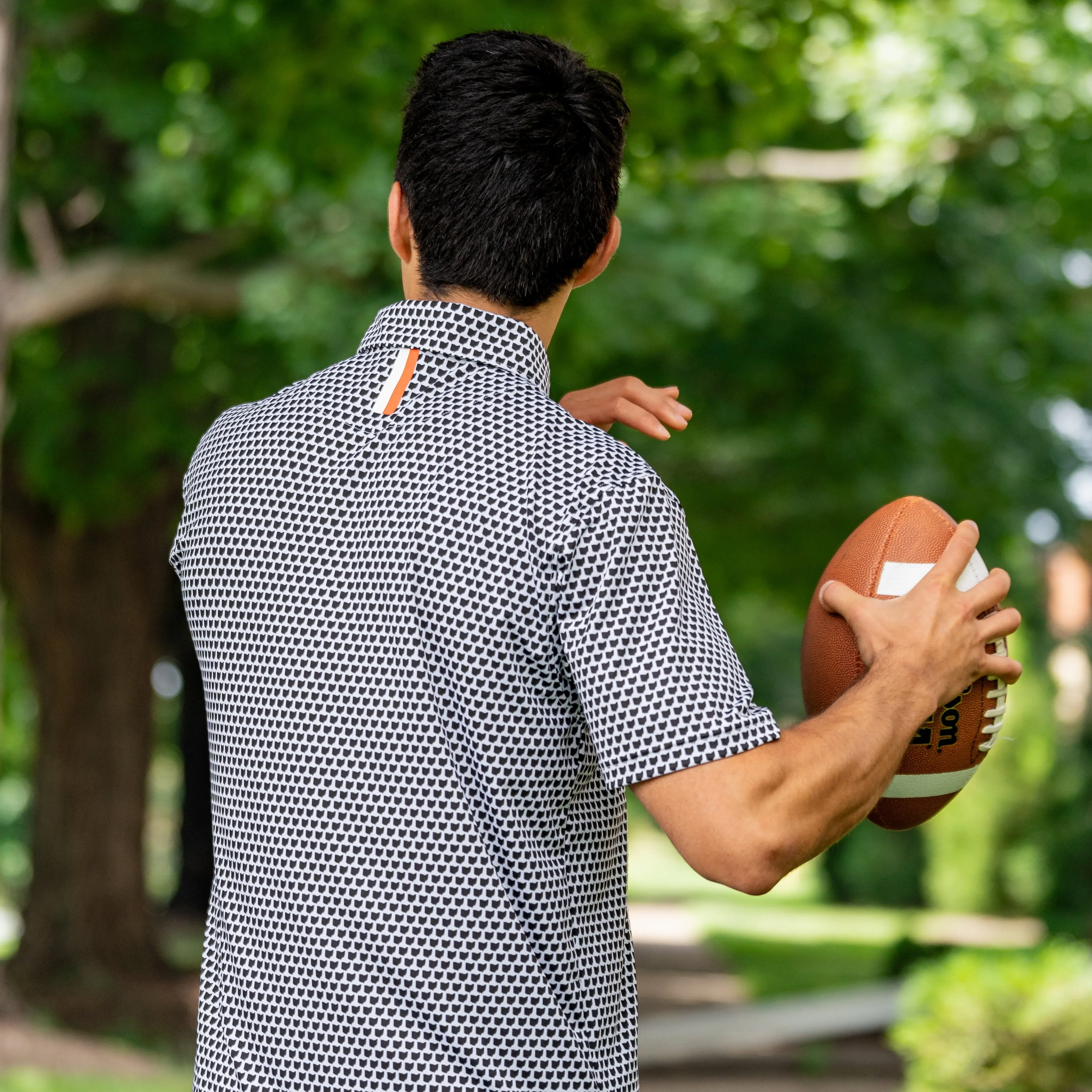 The Ohio | Performance Polo | The Ohio - Black/White