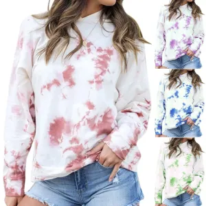 Tie-dye printed sweatshirt