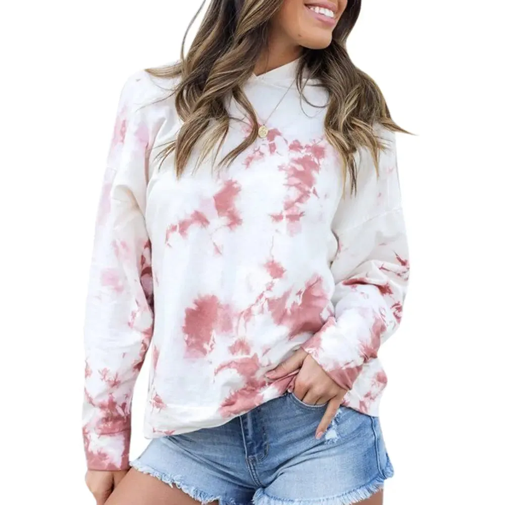 Tie-dye printed sweatshirt