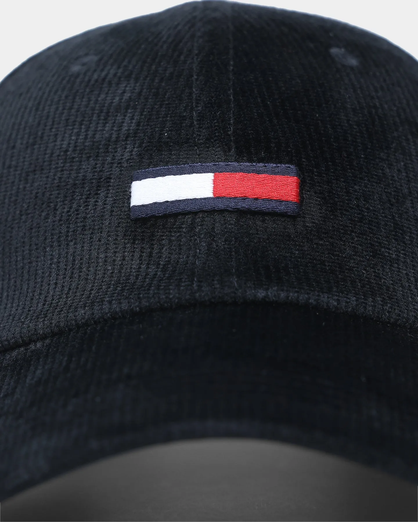 Tommy Jeans Corduroy Sports Strapback Black