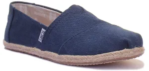 Toms Classic Slip On In Navy