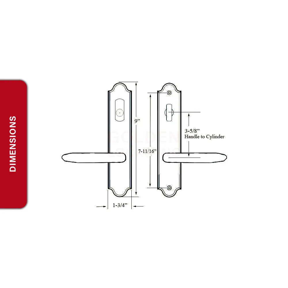 Torino Active Handle Set 854-16108