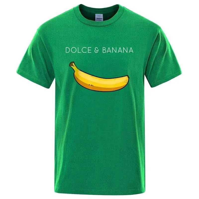 Tshirts  Banana Fashion Print polyester, short sleeve round collar.