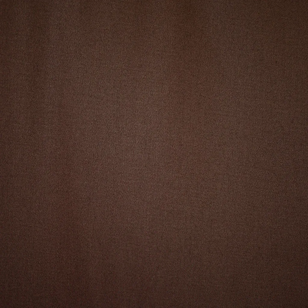 Ultra Fine Stretch Cotton Twill Chocolate