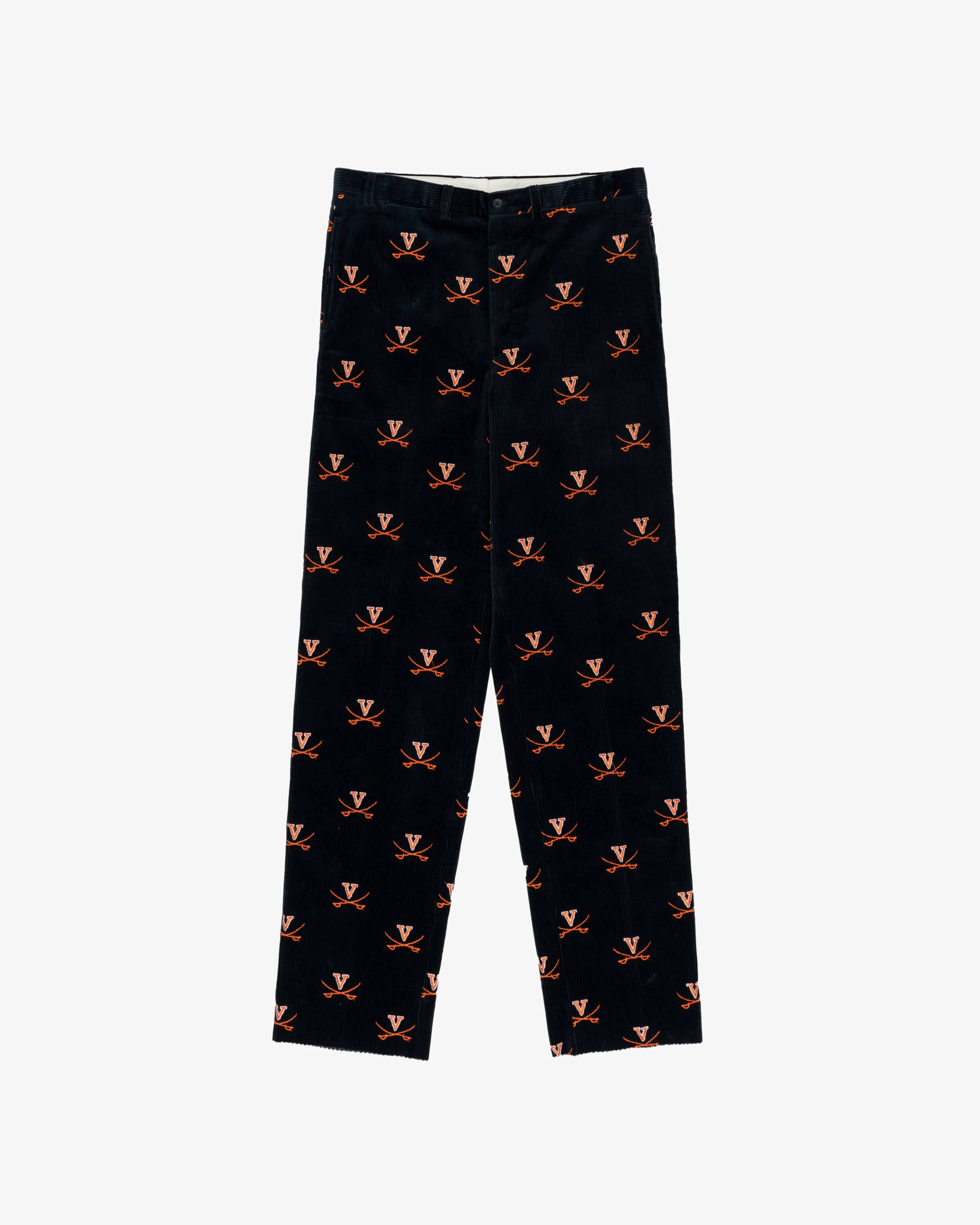 UVA Corduroy Embroidered Pants